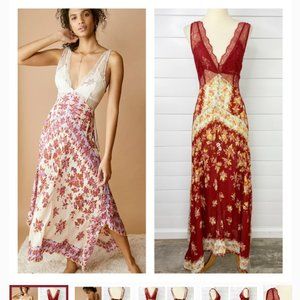 Free people Make or Break Maxi slip dress Shiraz XS